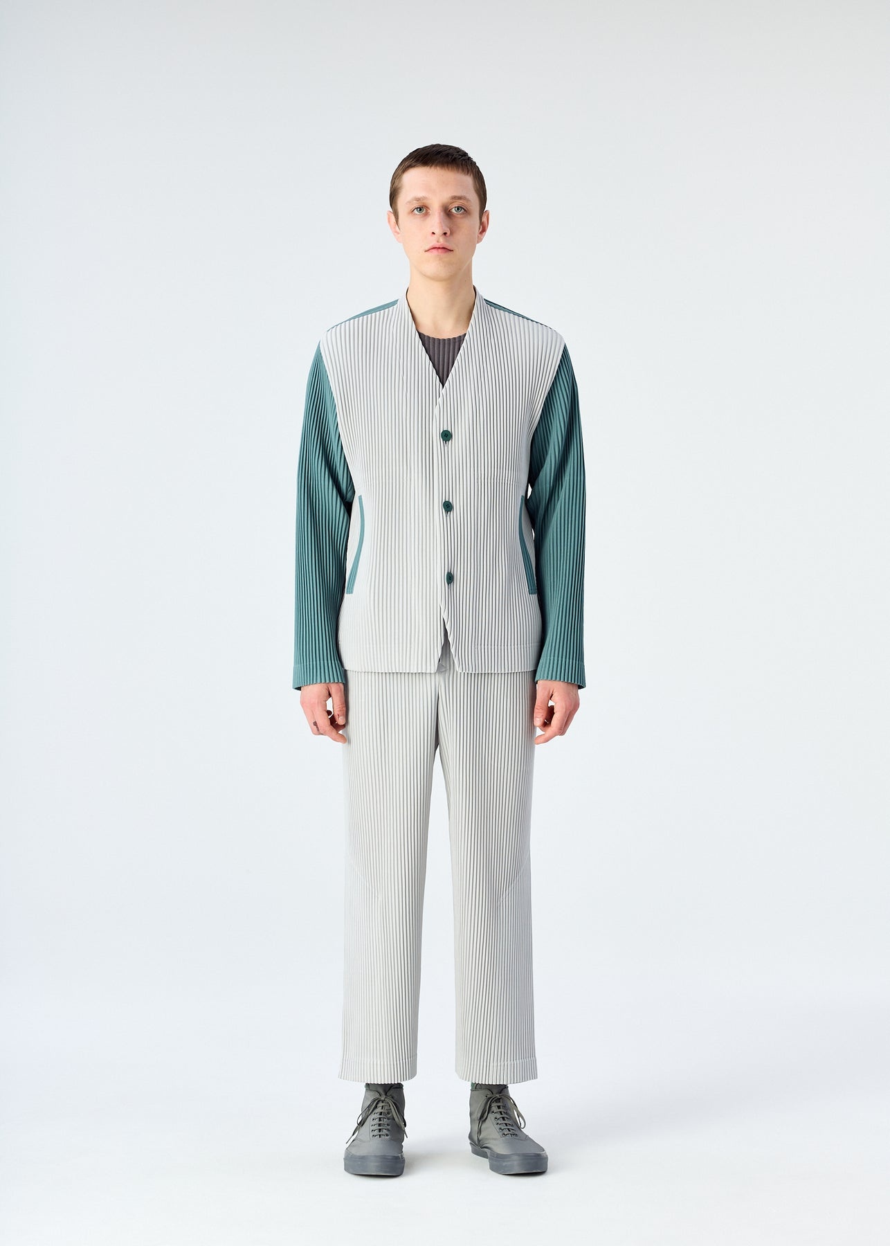 COLOR BLOCK JACKET - 2