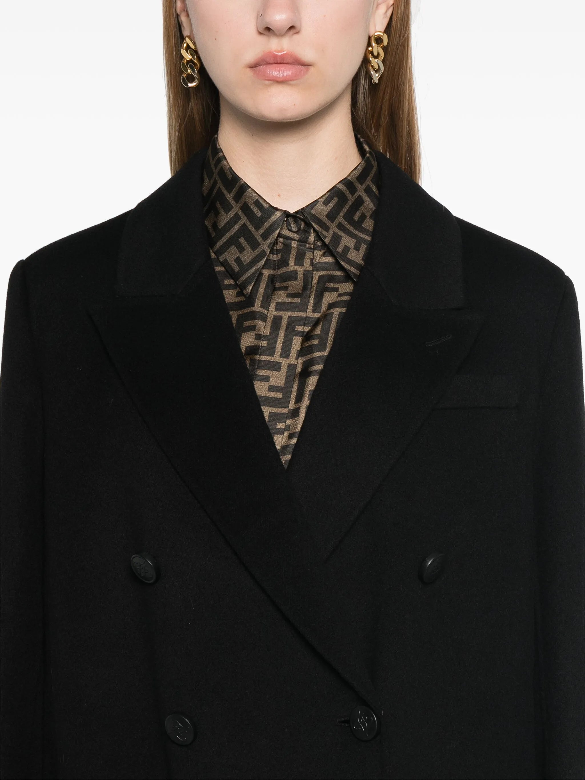 Fendi FF-fur Detailed Coat - 5