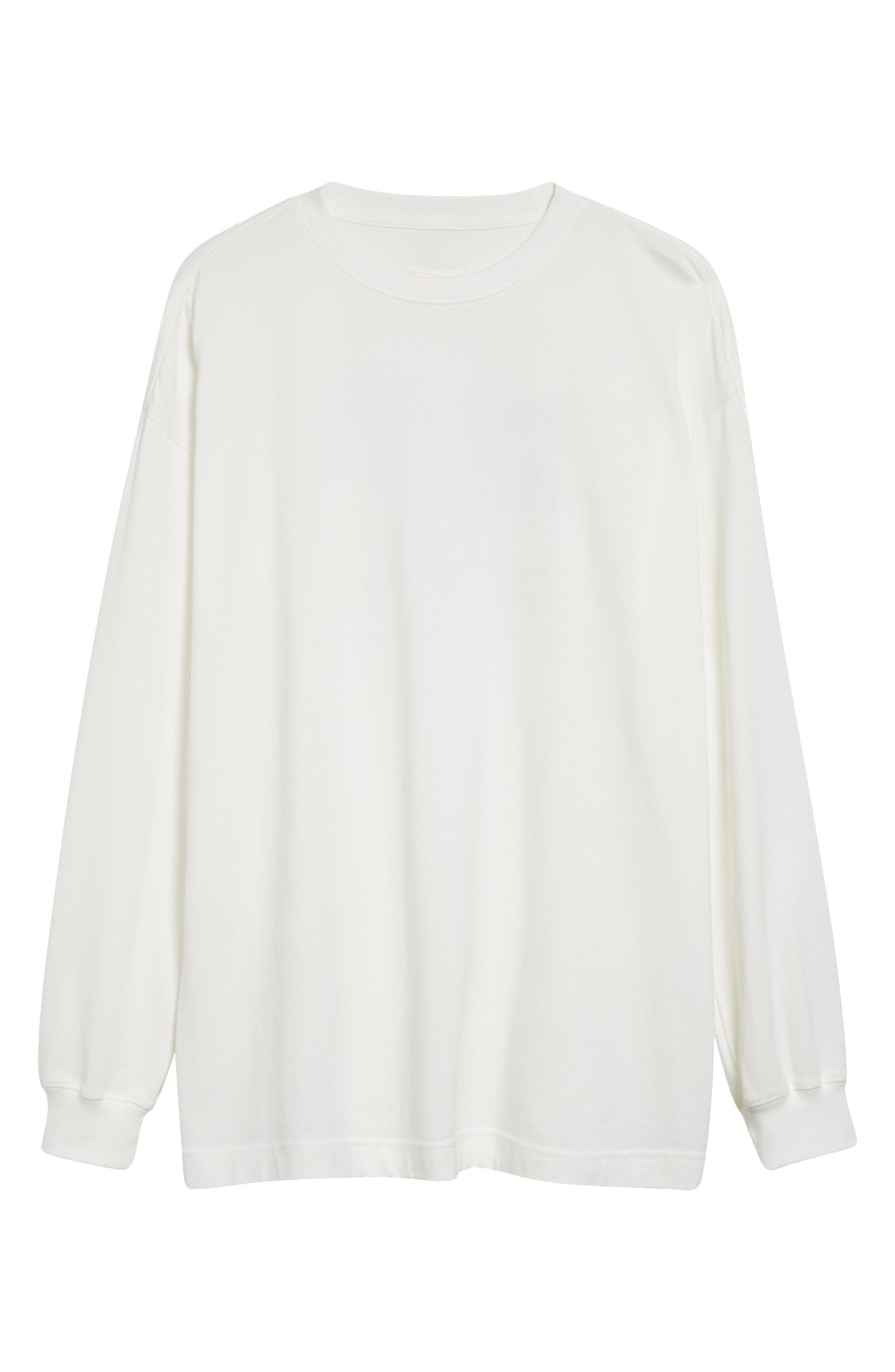 Homme Plissé Issey Miyake Invitation Long Sleeve Graphic T-Shirt in White at Nordstrom - 6