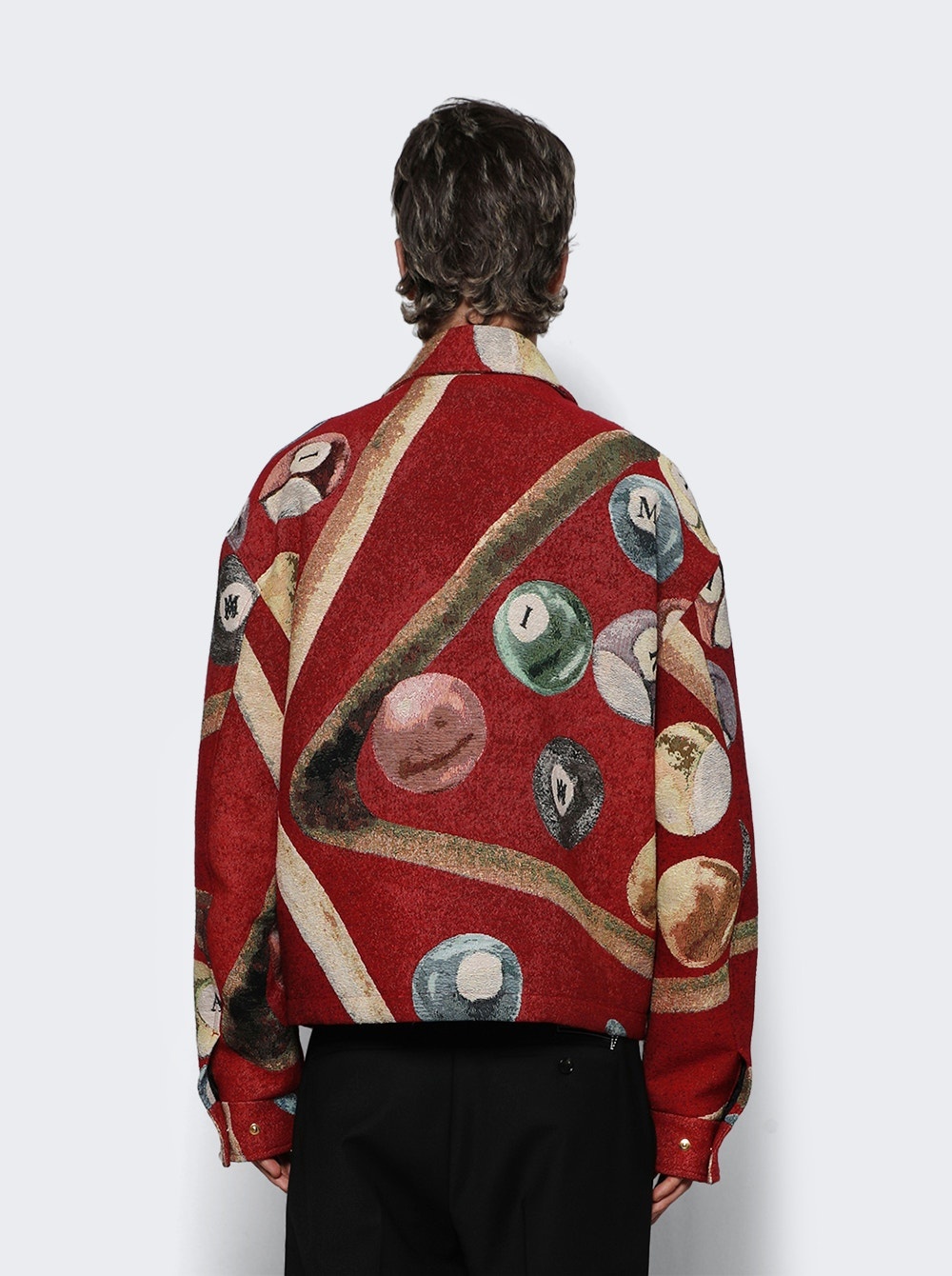 Billiards Tapestry Blouson Deep Red - 5