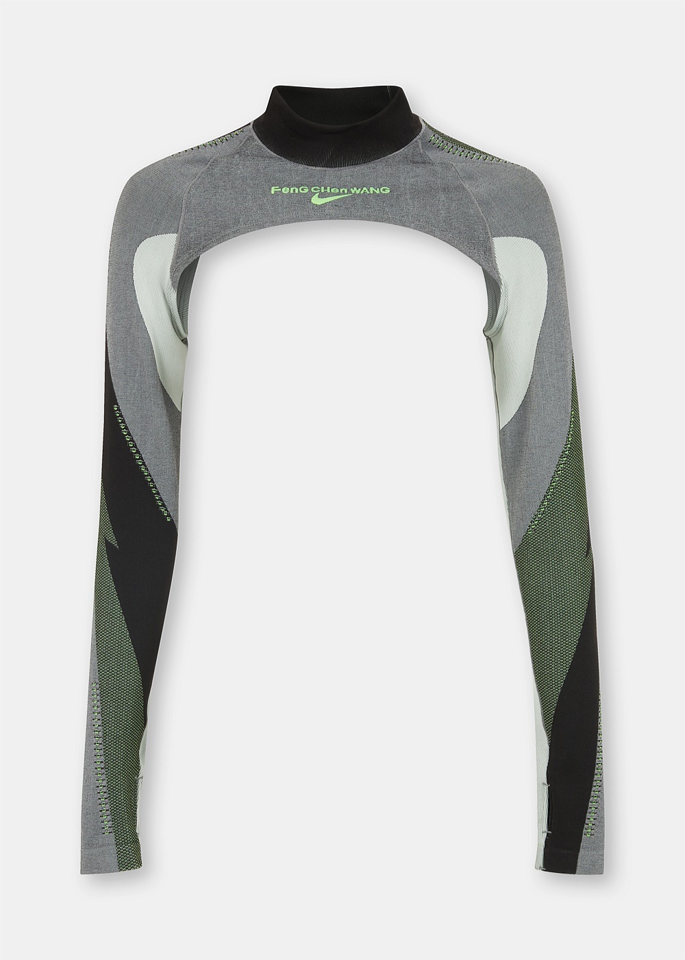 Nike Pro Women's Long-Sleeve Knit Top Dark Grey - 1