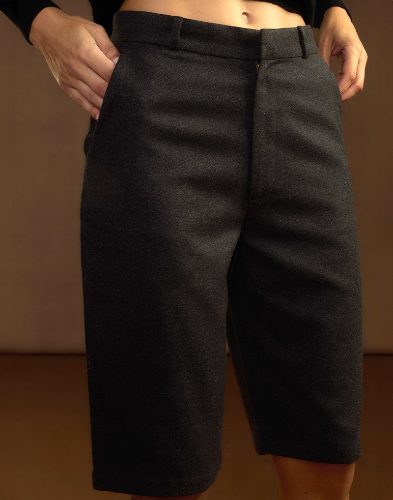 Wellesley Flannel Suiting Shorts 4