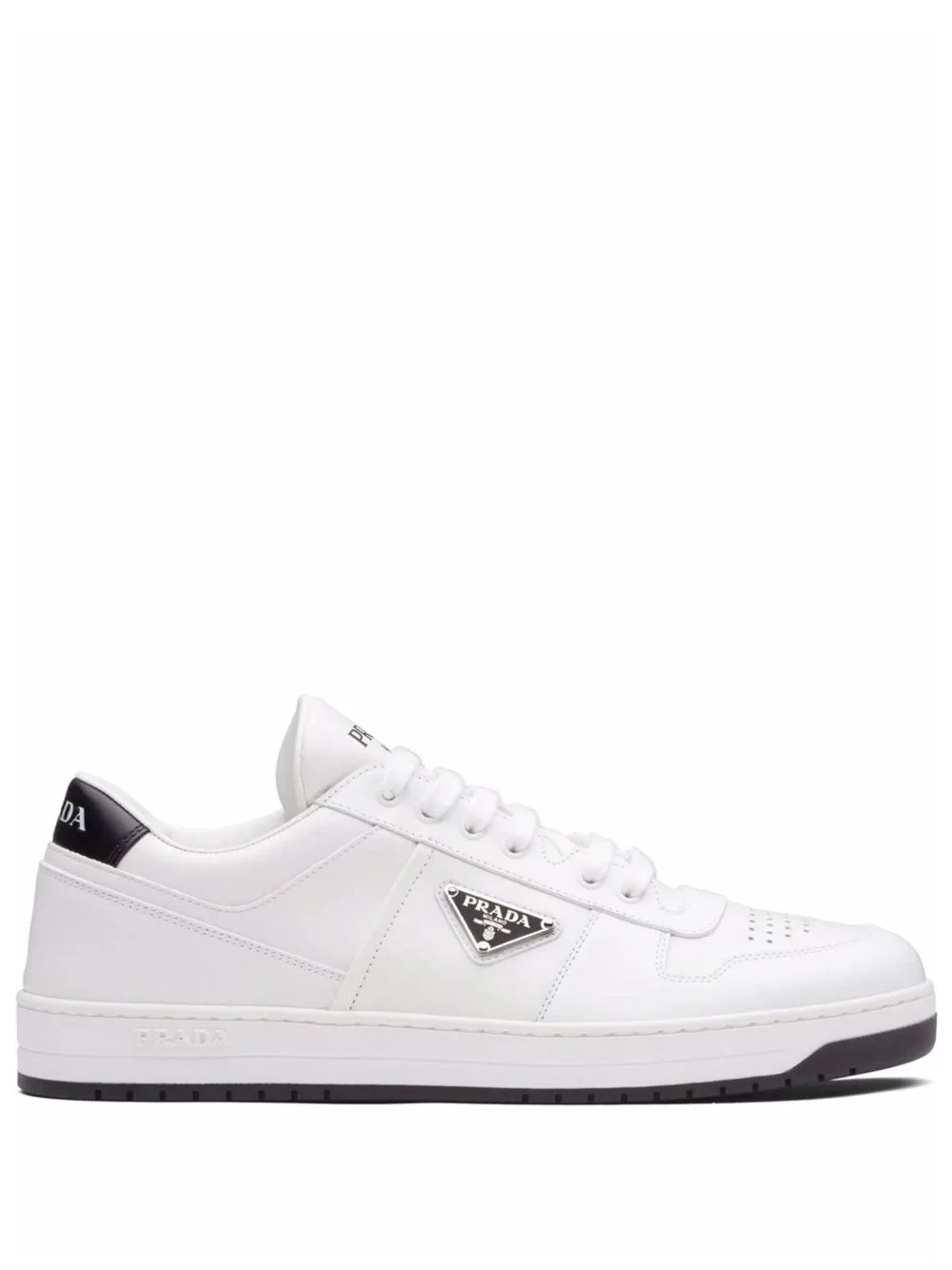 Prada Men Downtown Leather Sneakers - 1