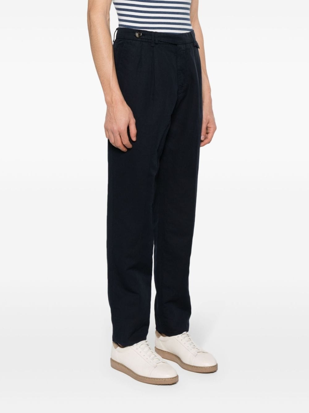 pleat-detail trousers - 3