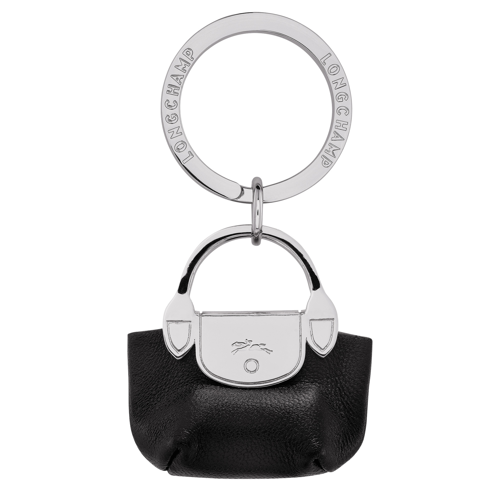 Le Pliage Xtra Key rings Black - Leather - 1