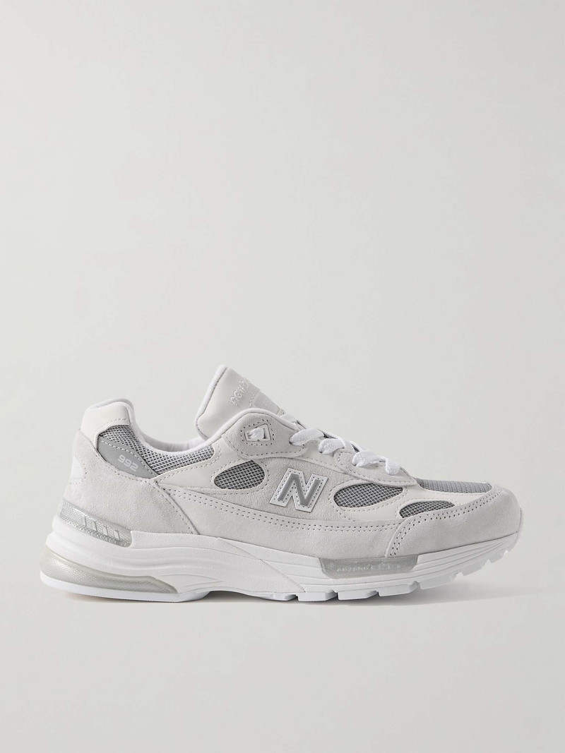 992 Core Suede, Mesh and Leather Sneakers - 1