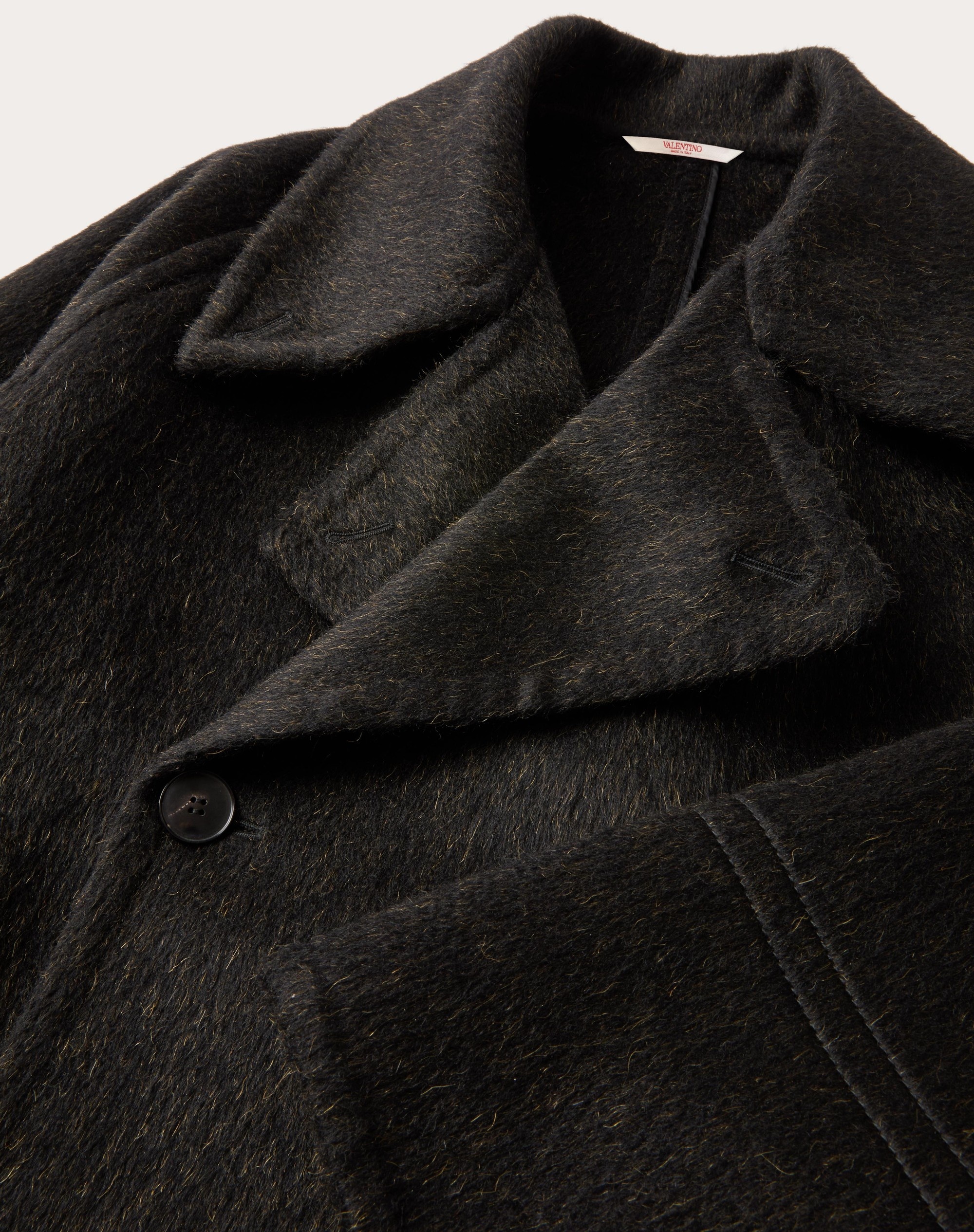DOUBLE-BREASTED MOHAIR WOOL JACKET - 3