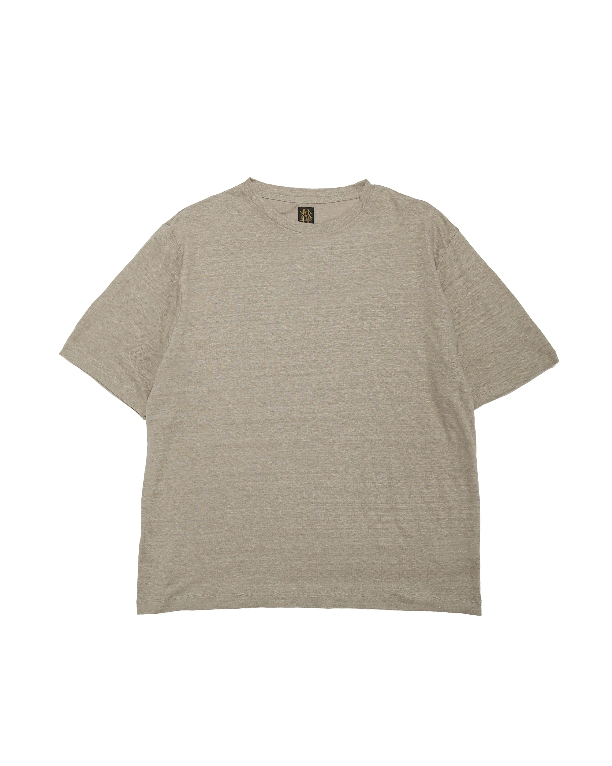 Normandy Linen T-Shirt Taupe - 1