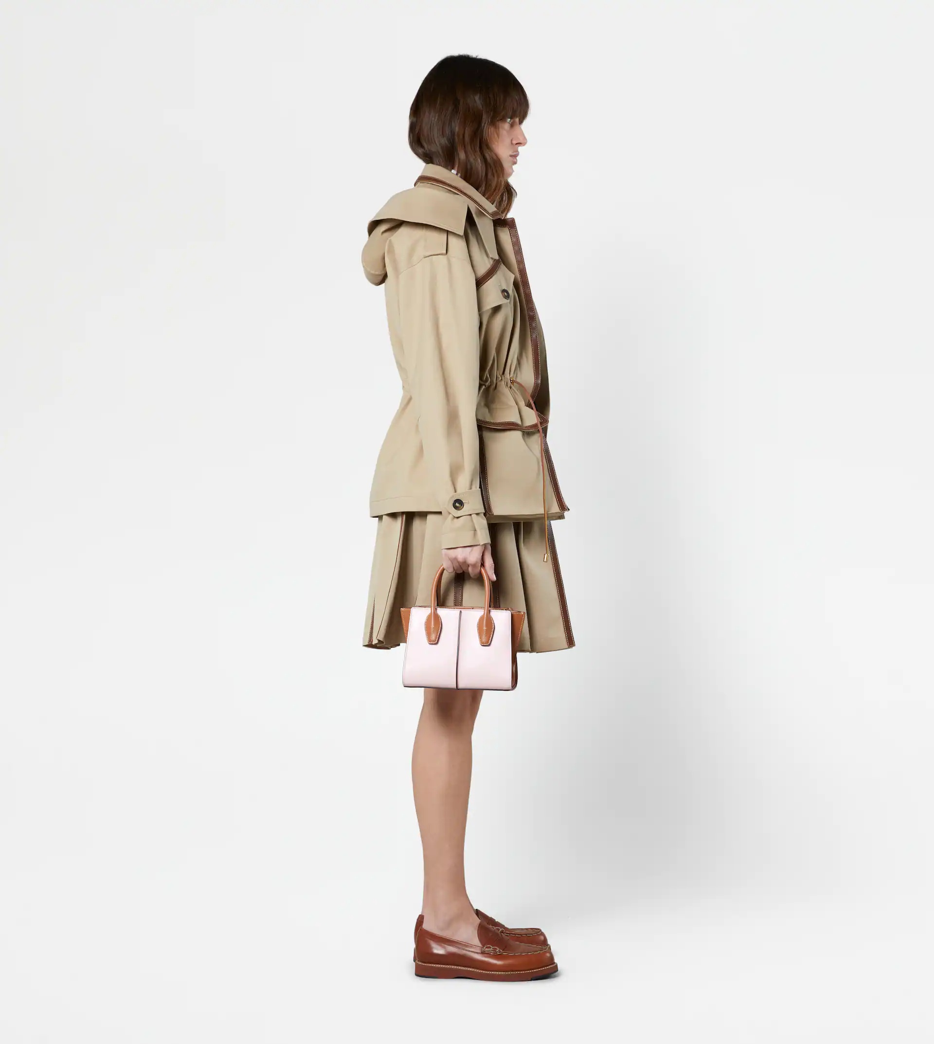 SHORT PARKA - BEIGE - 2