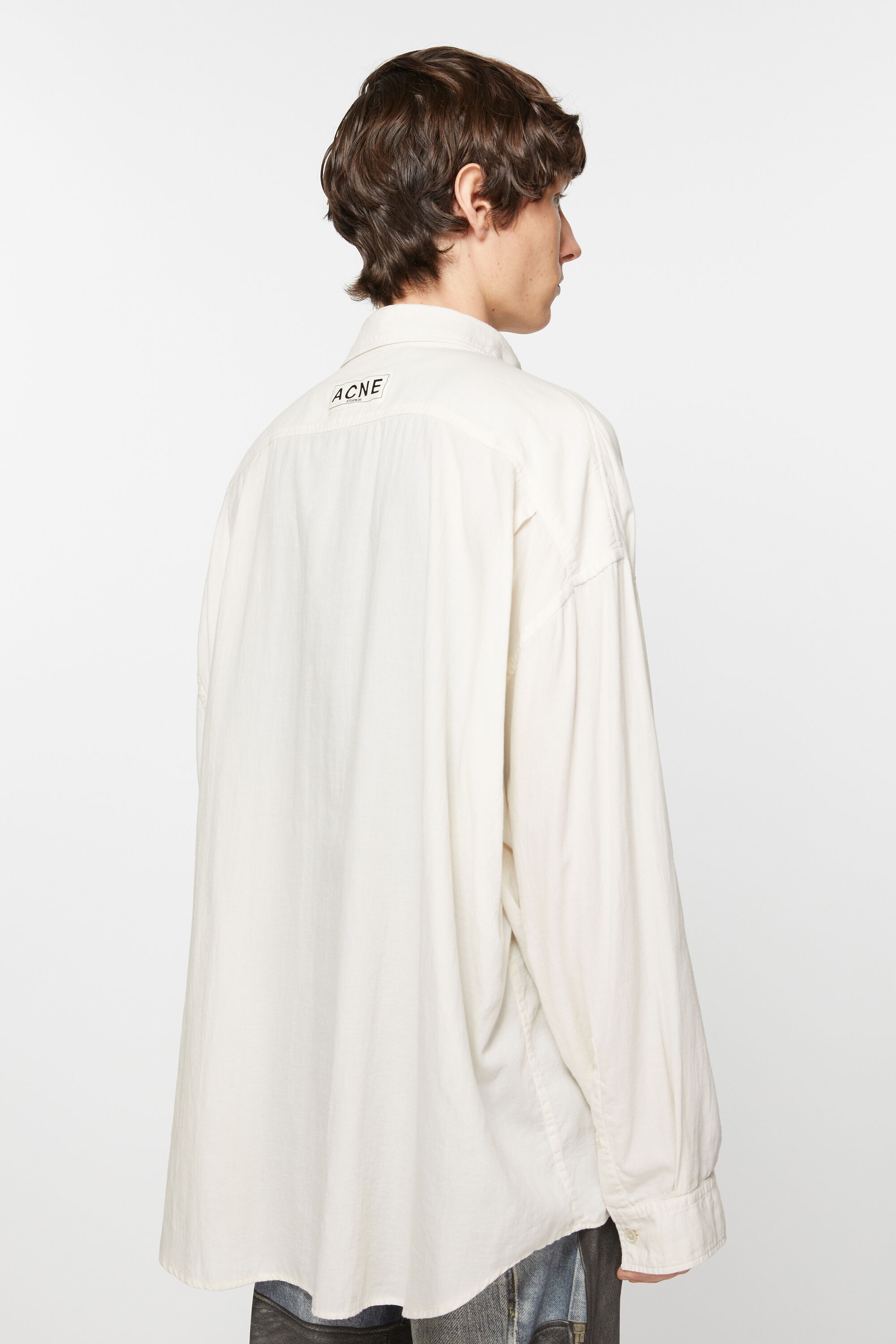 Button-up shirt - Off white - 3