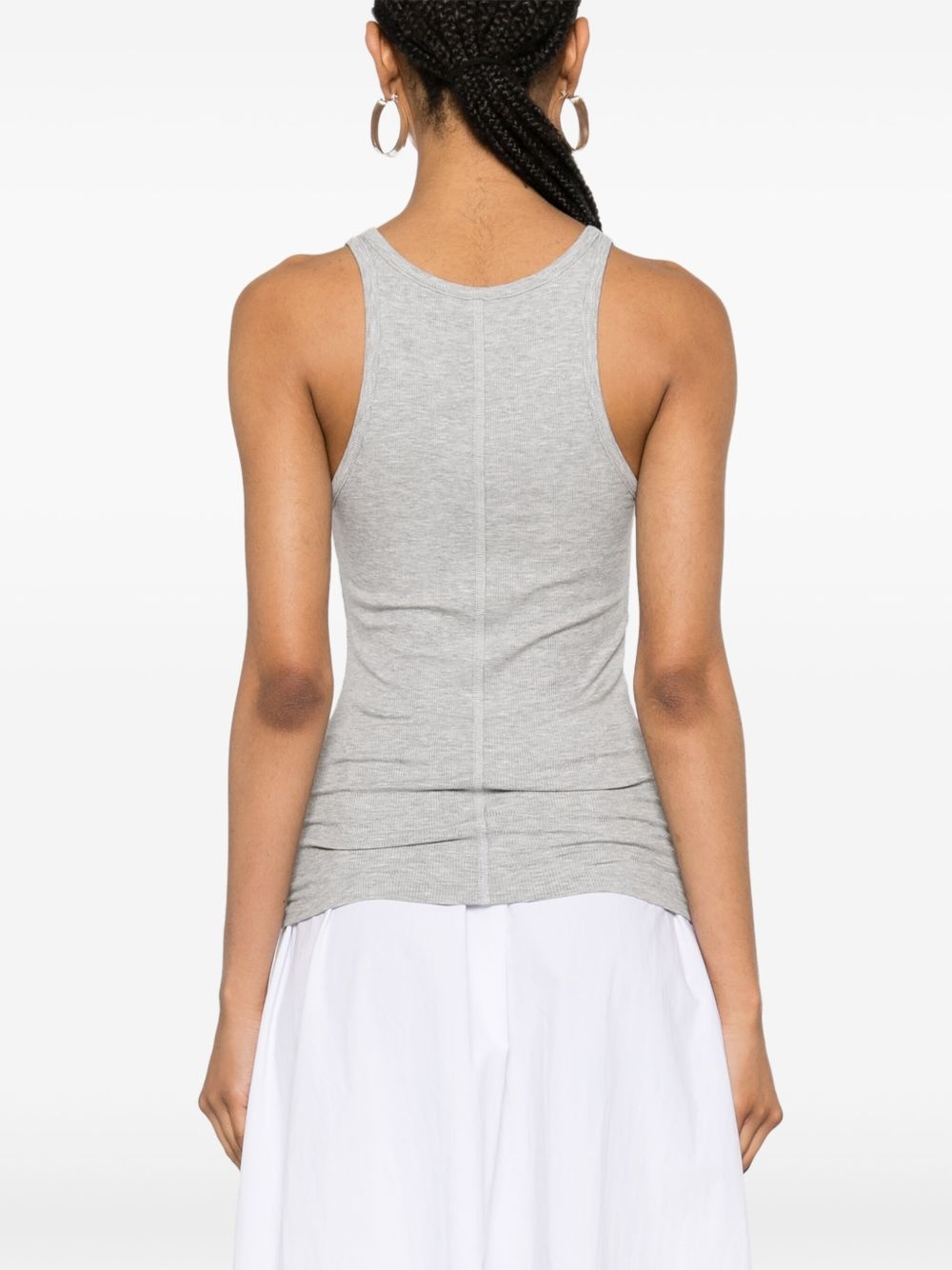 sleeveless jersey tank top - 4