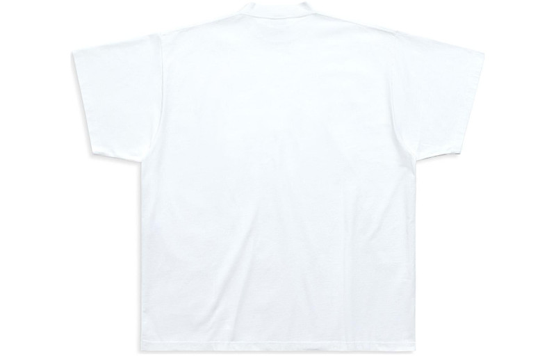 BALENCIAGA Balenciaga Back Flip T-shirt Oversized White Black' 739028TPVF99040 outlook