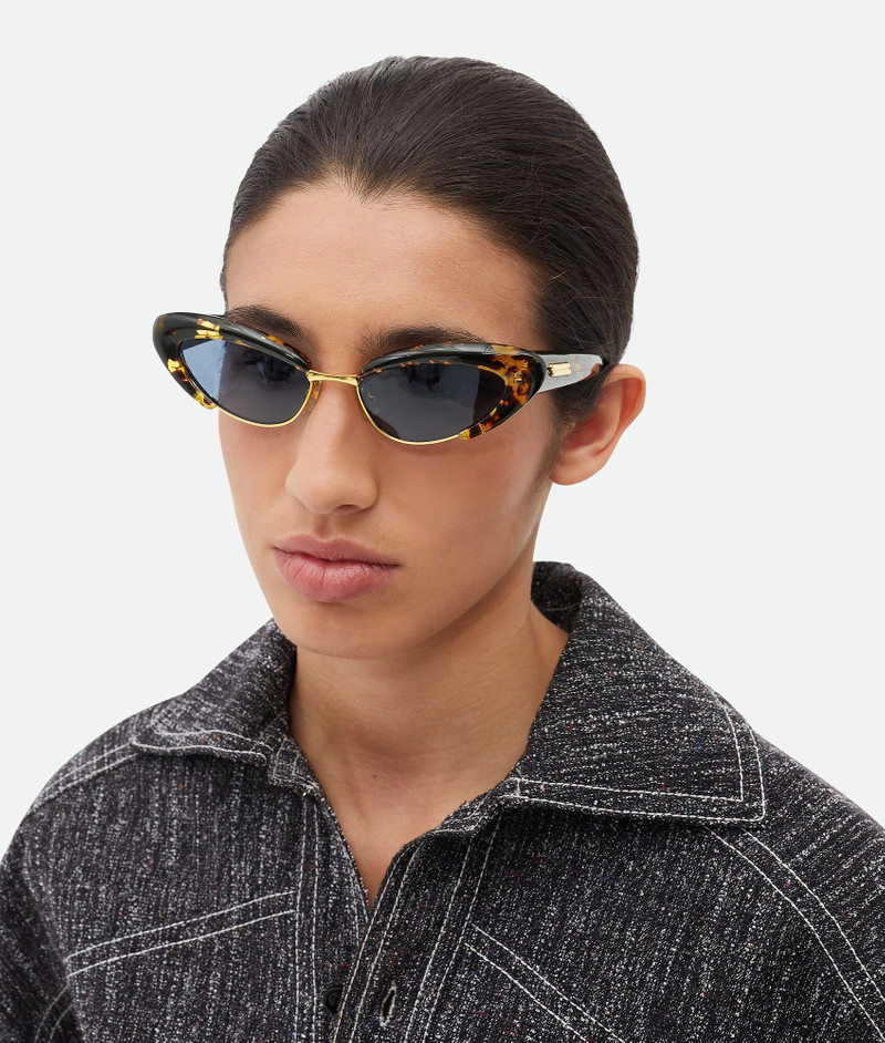 Bottega Veneta Angle Cat Eye Sunglasses outlook