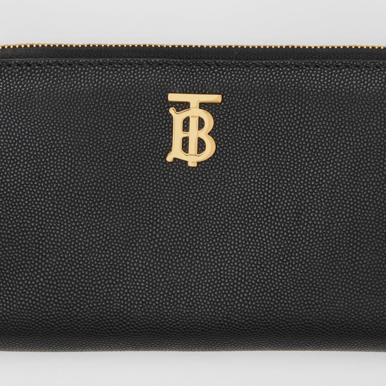 Monogram Motif Grainy Leather Ziparound Wallet - 2