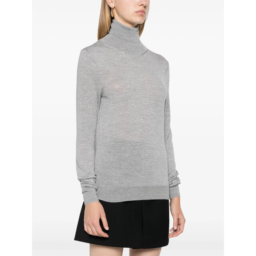 Saint Laurent Grey Knitwear - Jumpers Women - 3