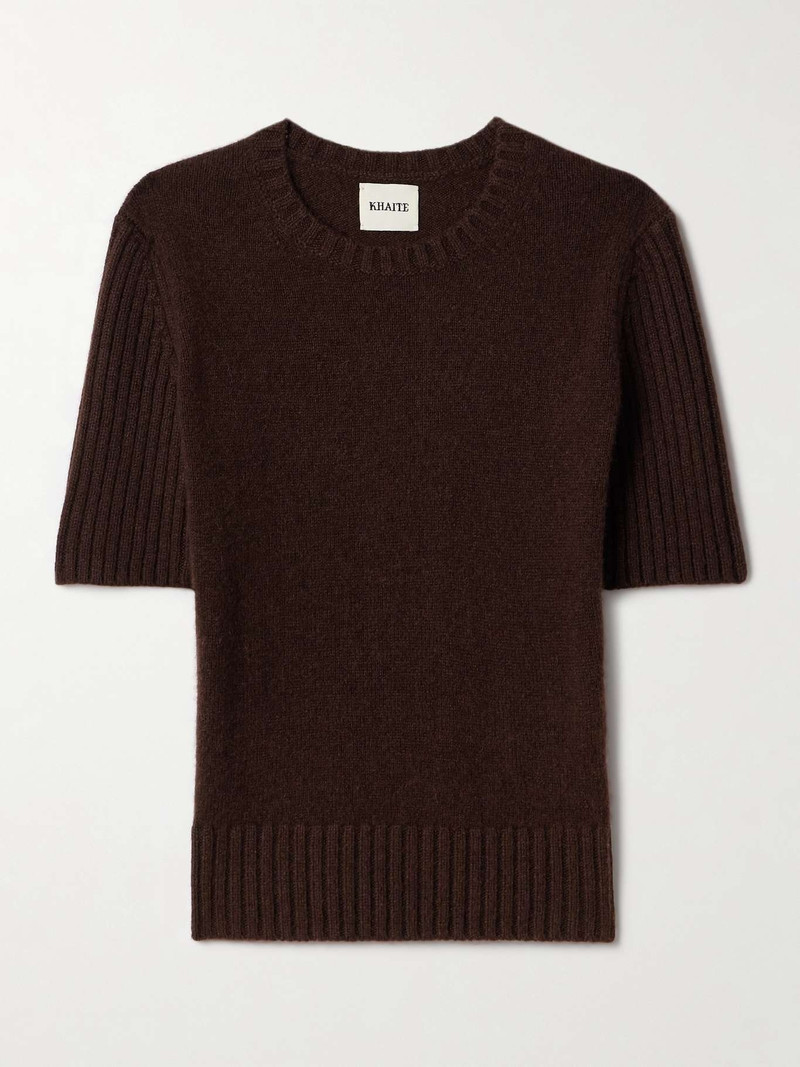 Mia ribbed cashmere sweater - 1
