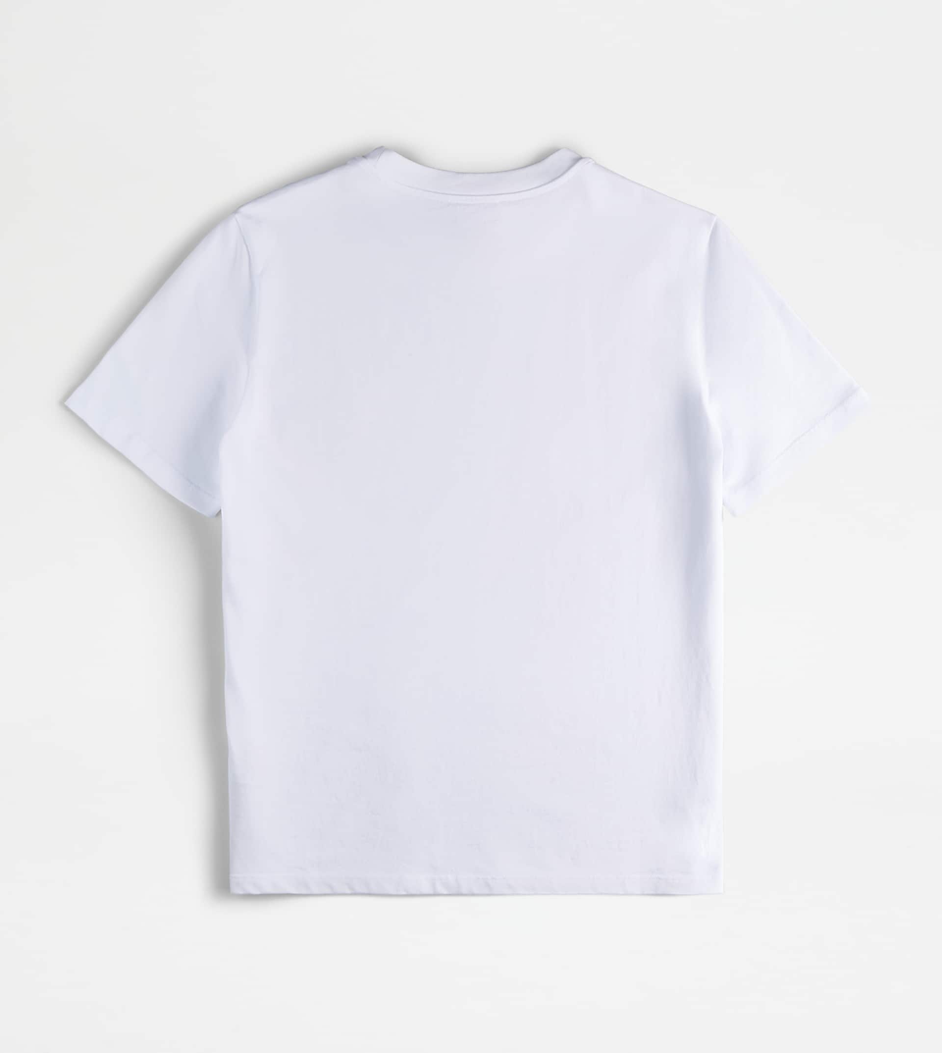 ROUND NECK T-SHIRT - WHITE - 5