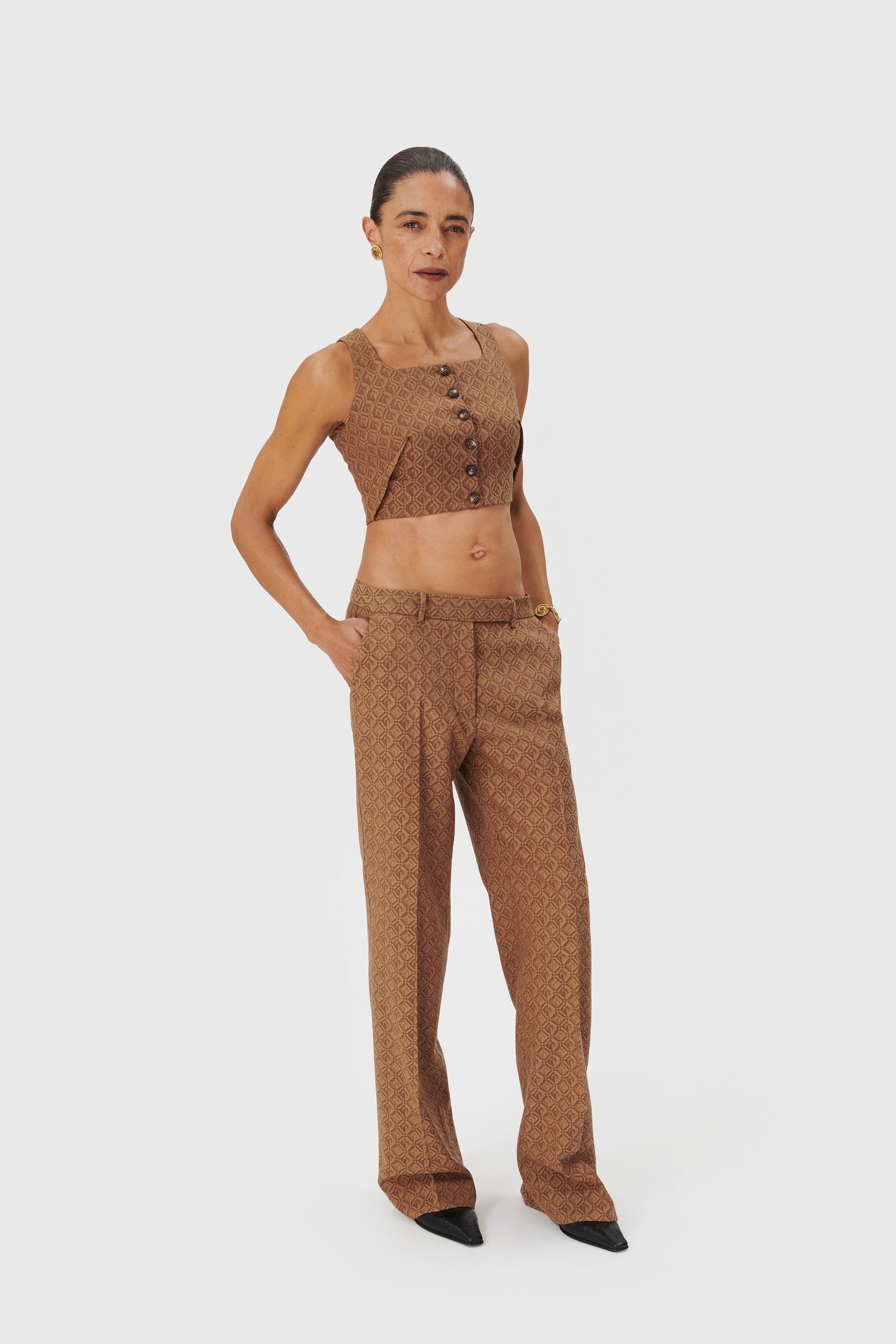 Regenerated Moon Diamant Tailoring Pants - 7