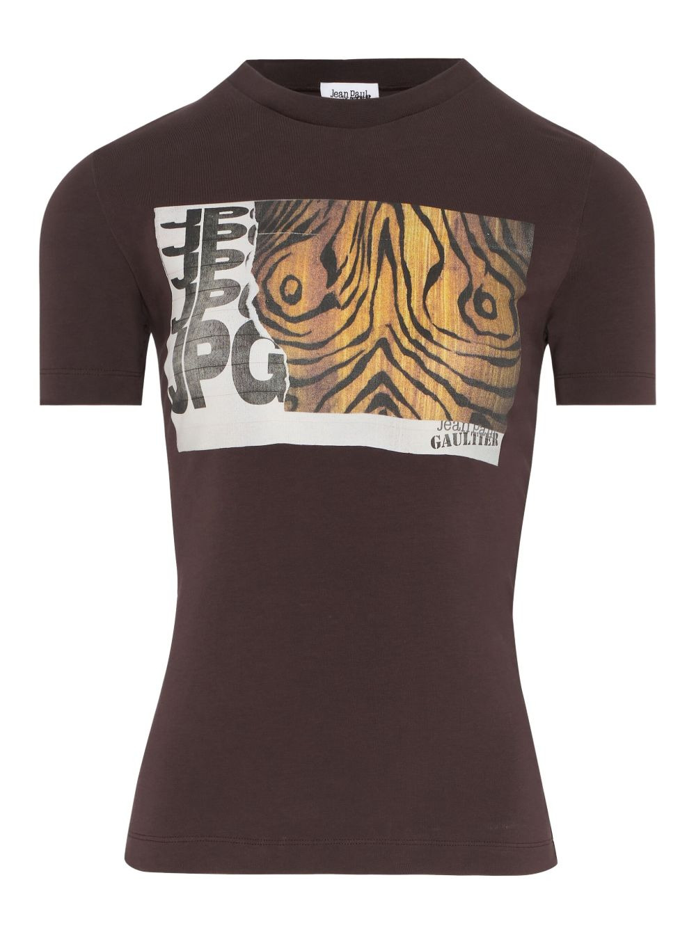 Jean Paul Gaultier Women Wood Print T-Shirt - 2
