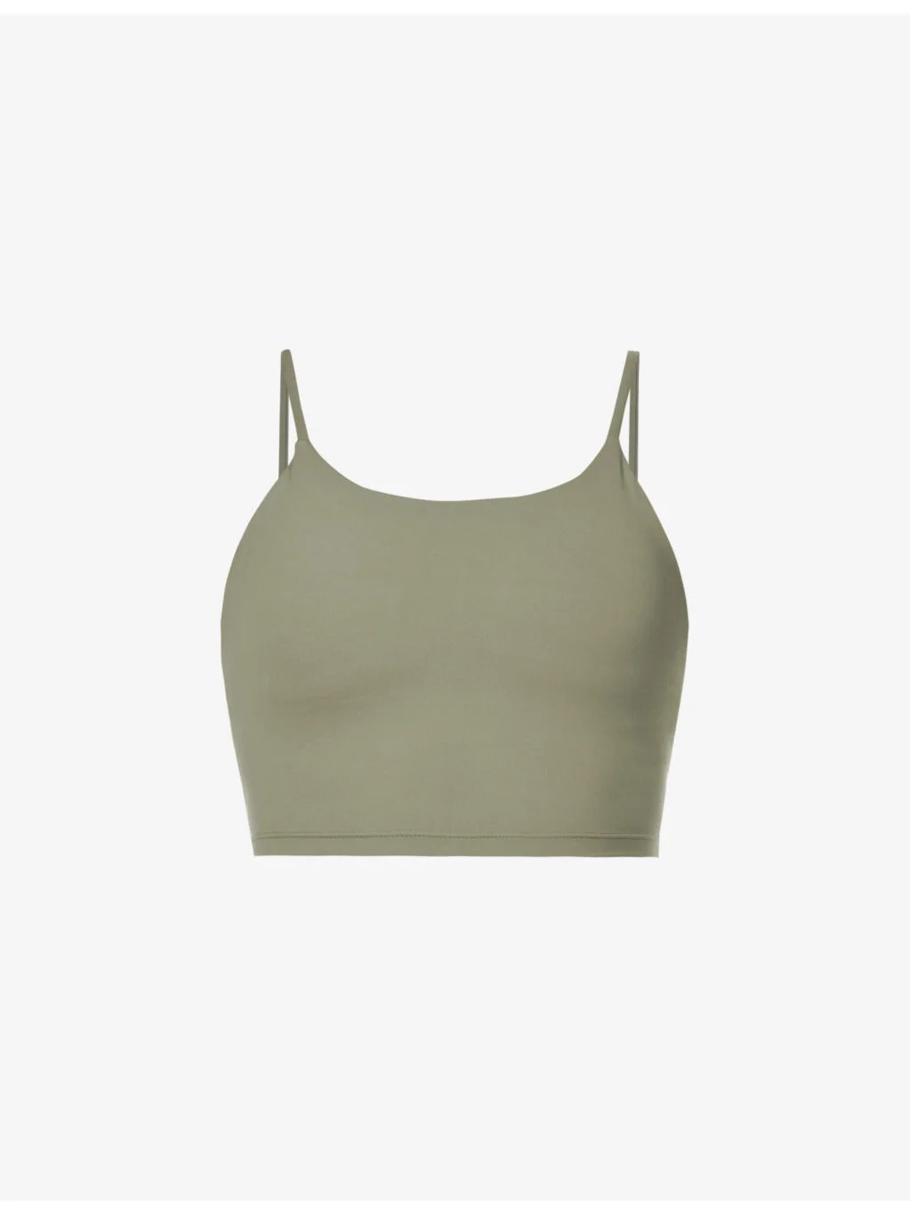 Tank round-neck stretch-jersey bralette - 1