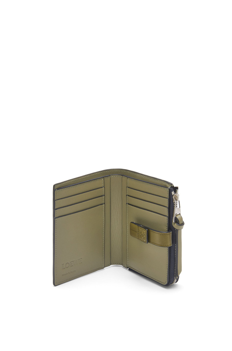 Loewe Slim zip bifold wallet in soft grained calfskin outlook