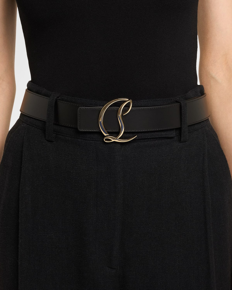 Christian Louboutin CL Logo Leather Belt outlook