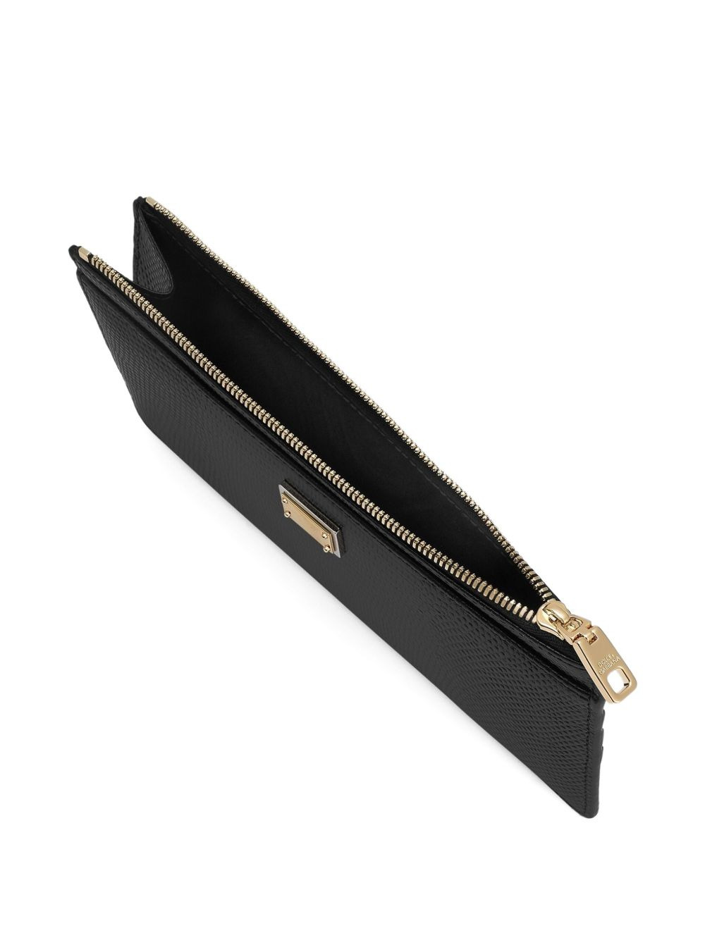 zip-top leather wallet - 4