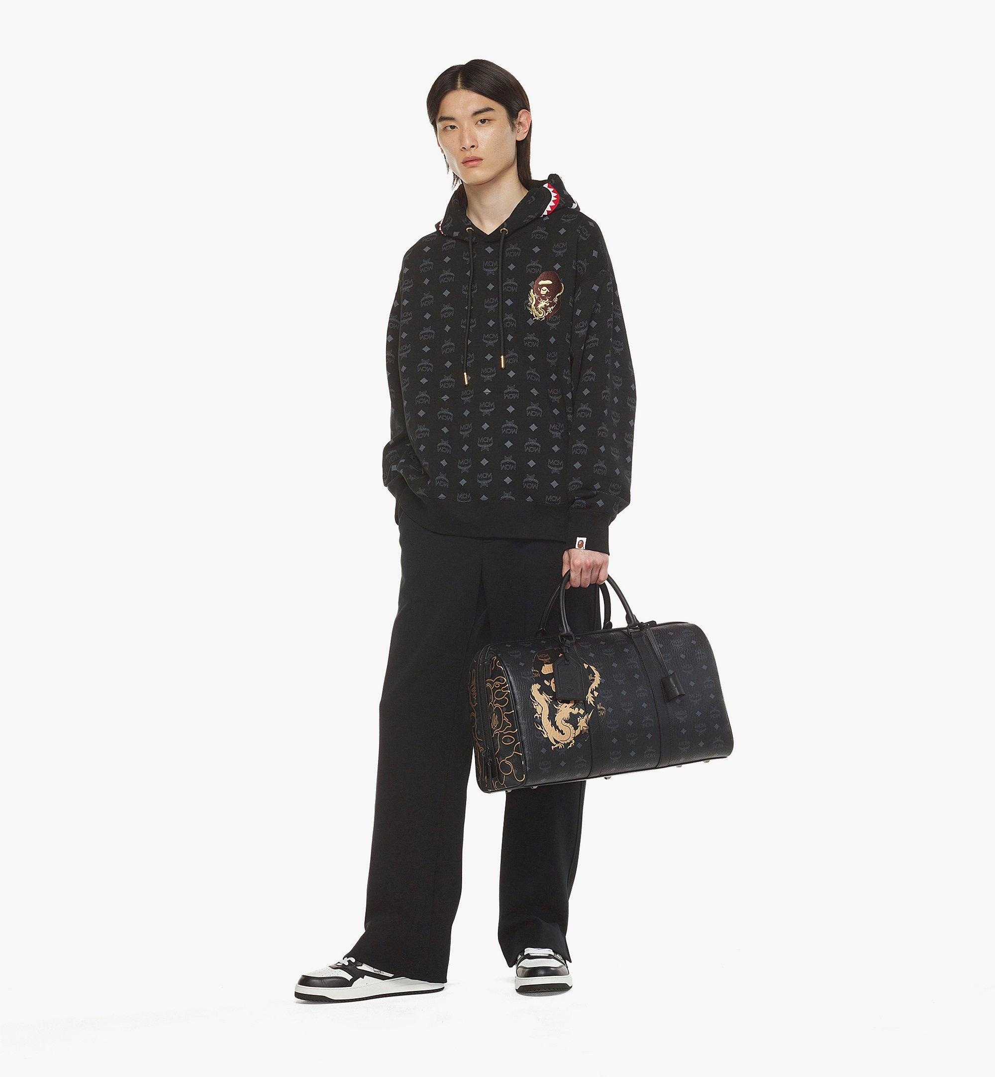 MCM x BAPE Ottomar Weekender Bag in Visetos - 6