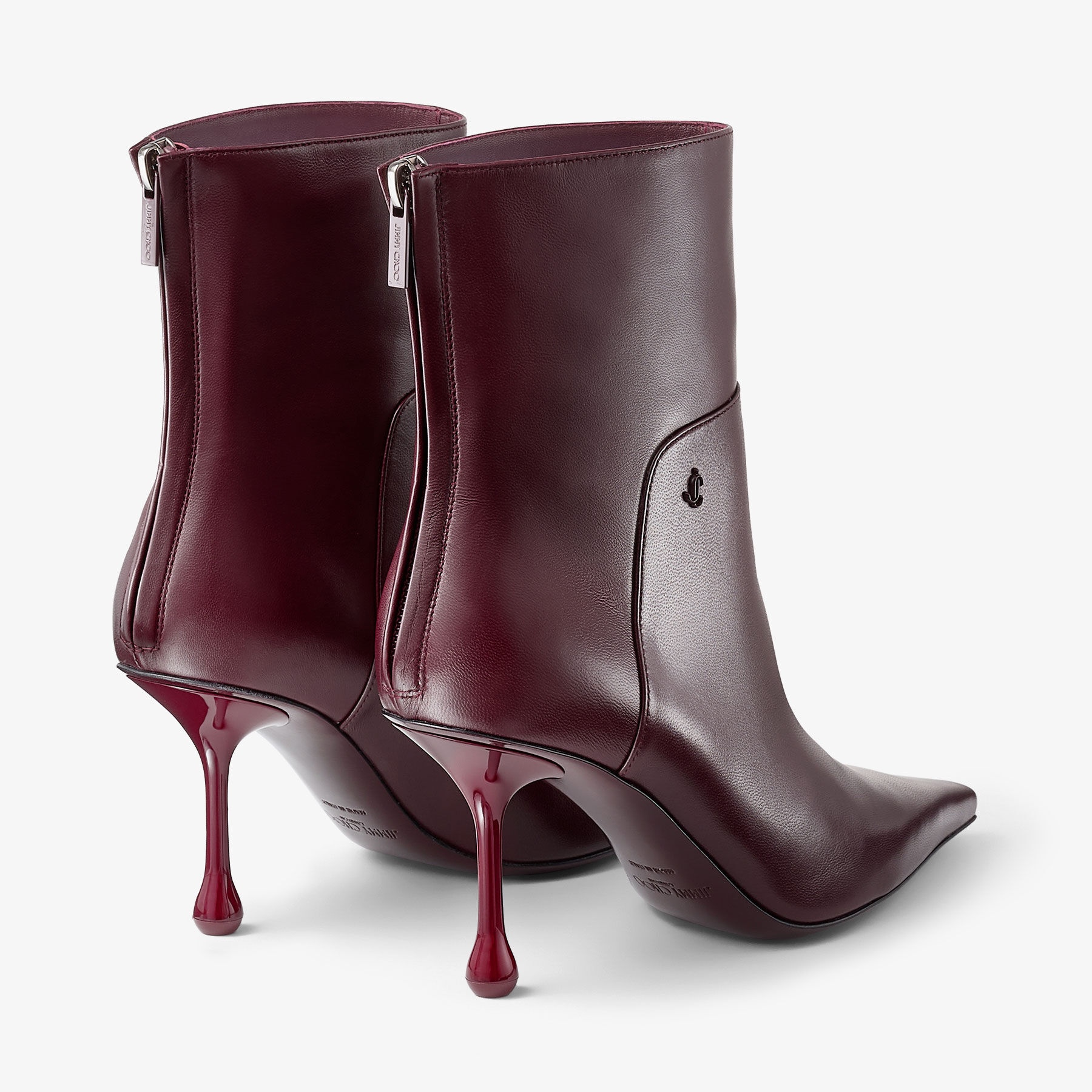 Cycas Ankle Boot 80
Garnet Black Nappa Leather Ankle Boots - 5