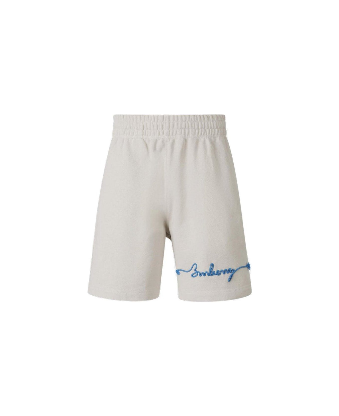 Logo Embroidered Bermuda Shorts - 1