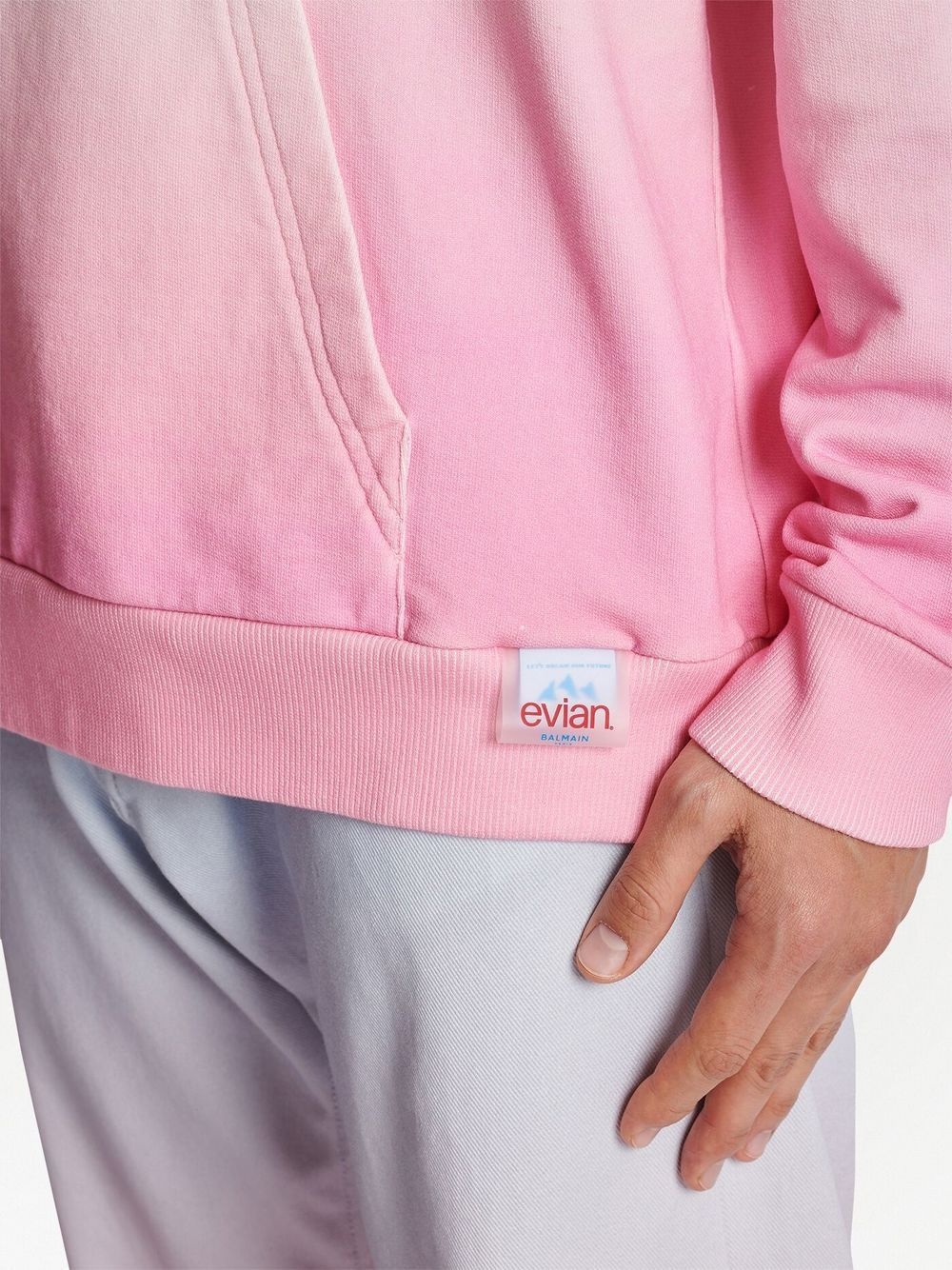 x Evian gradient-effect hoodie - 6