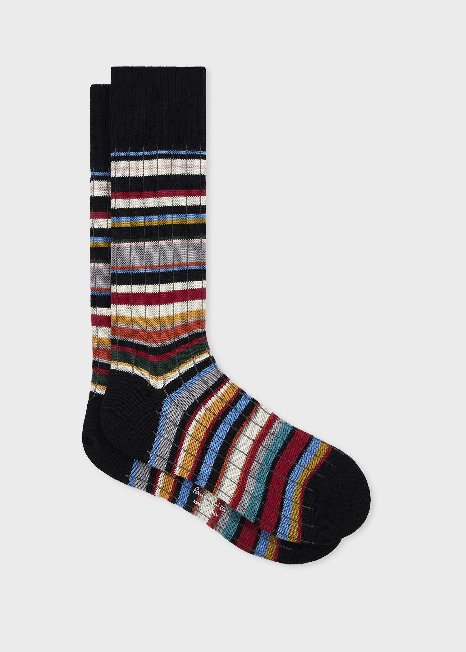 Chunky 'Signature Stripe' Ribbed Socks - 1