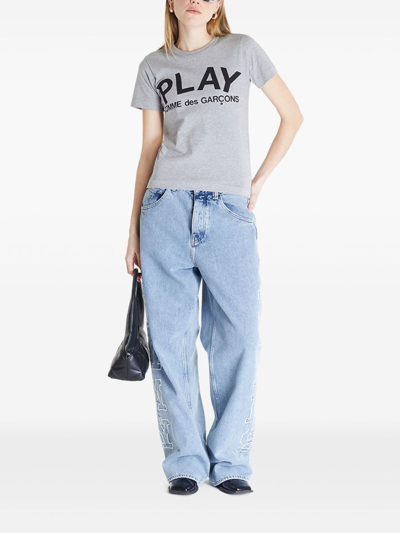 Comme des Garçons PLAY logo print T-shirt outlook