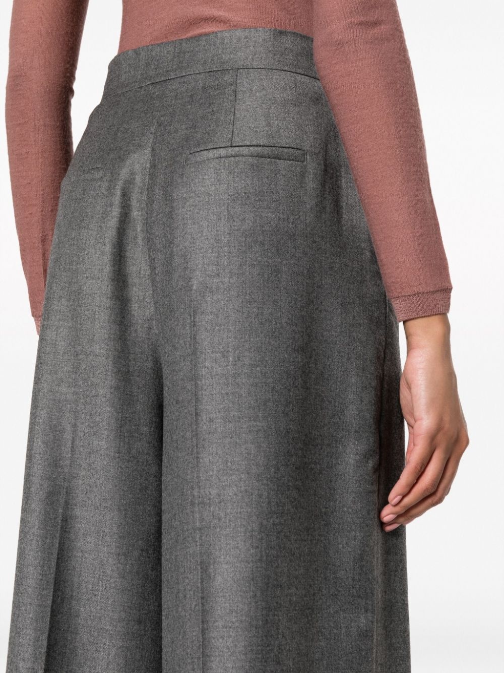 palazzo wool trousers - 5
