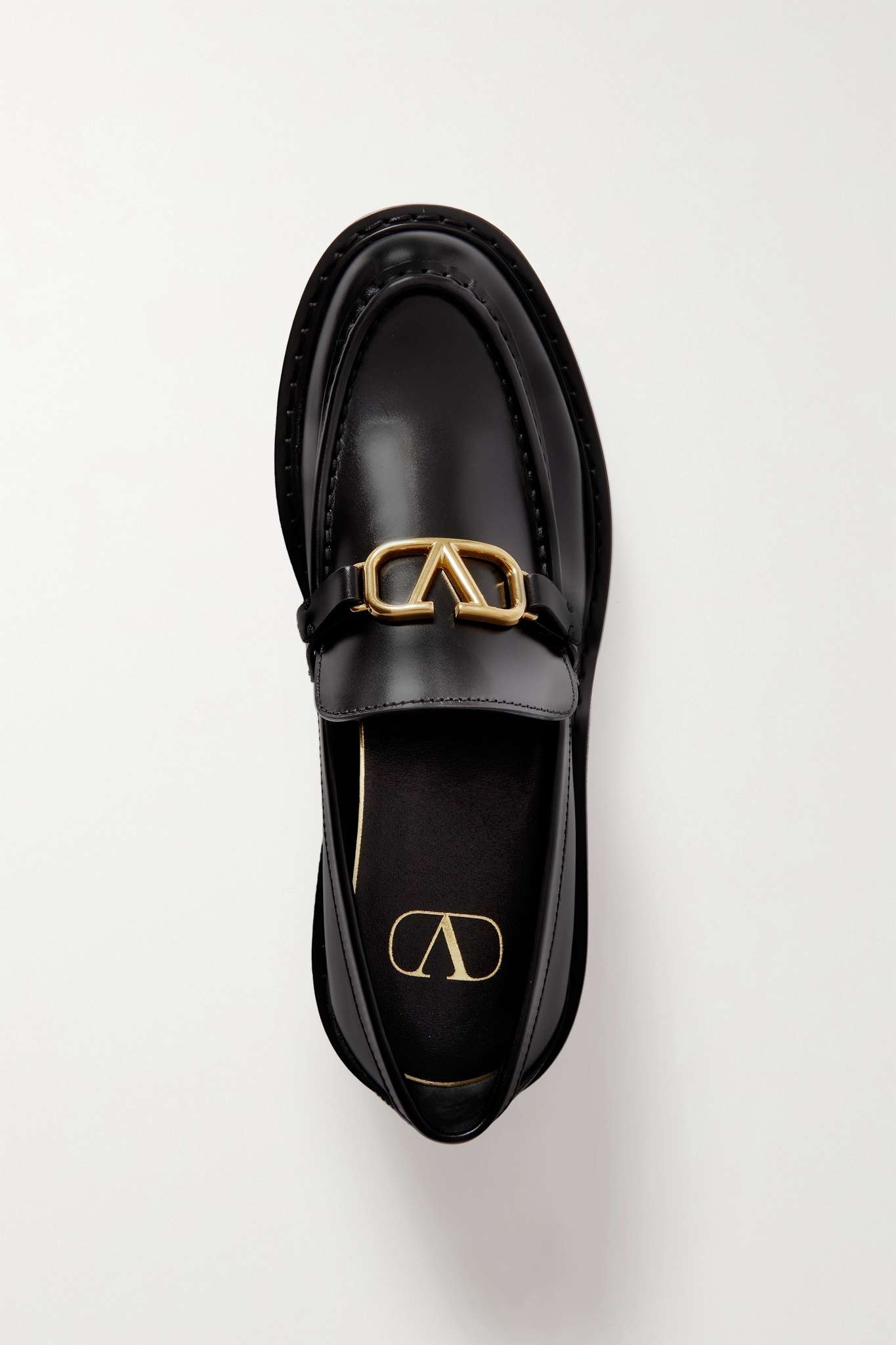 VLOGO leather loafers - 5
