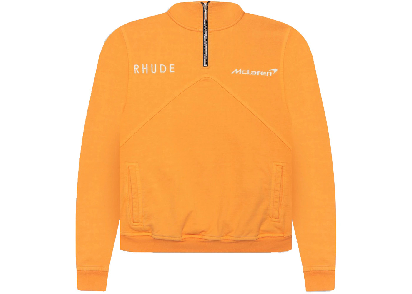 Rhude Trackside Quarter Zip Orange - 1