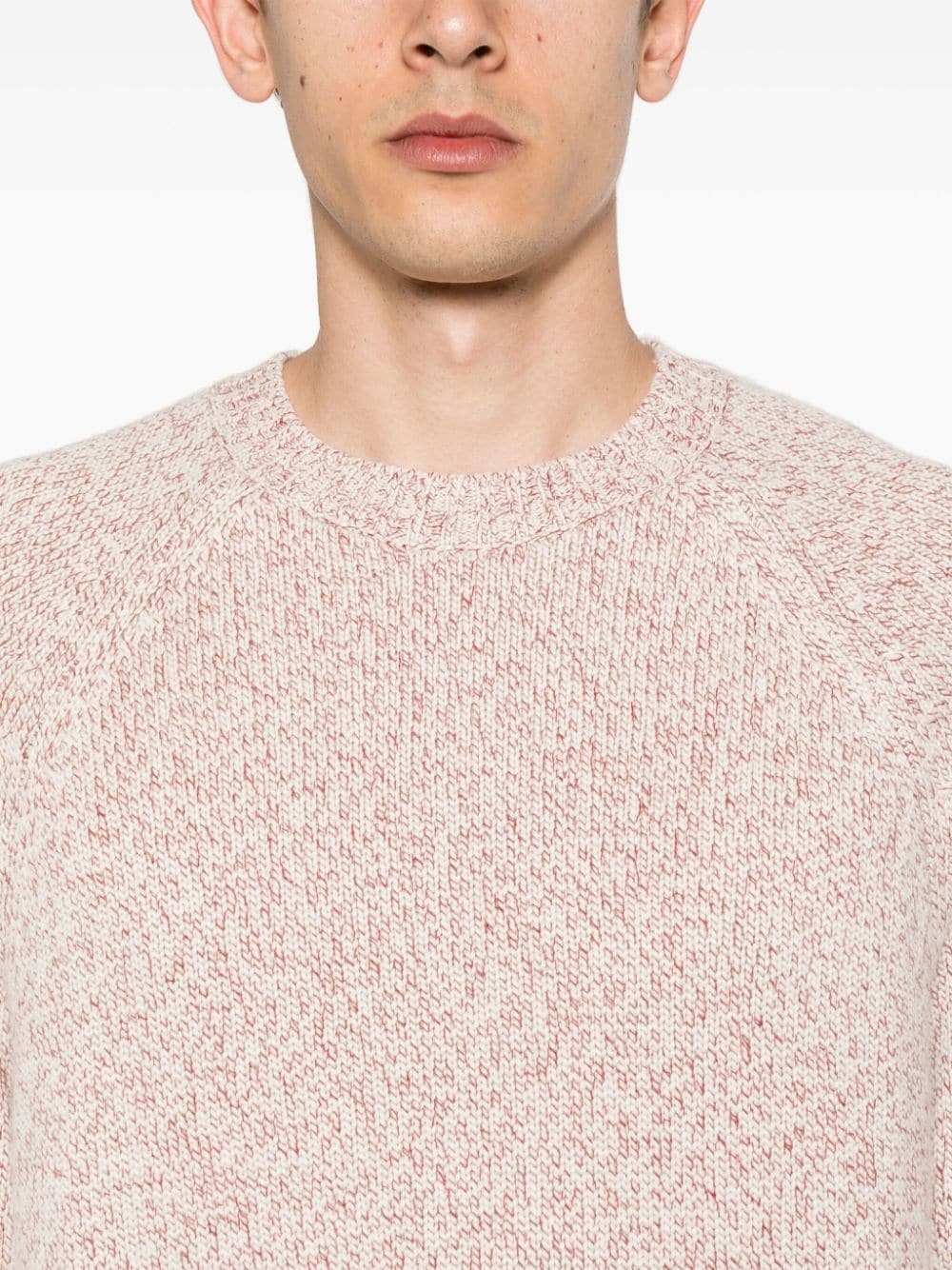marl-knit cashmere jumper - 5
