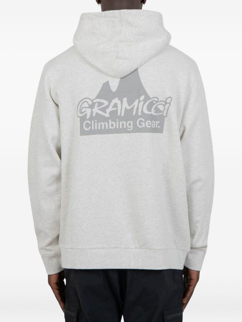 logo-print hoodie - 3