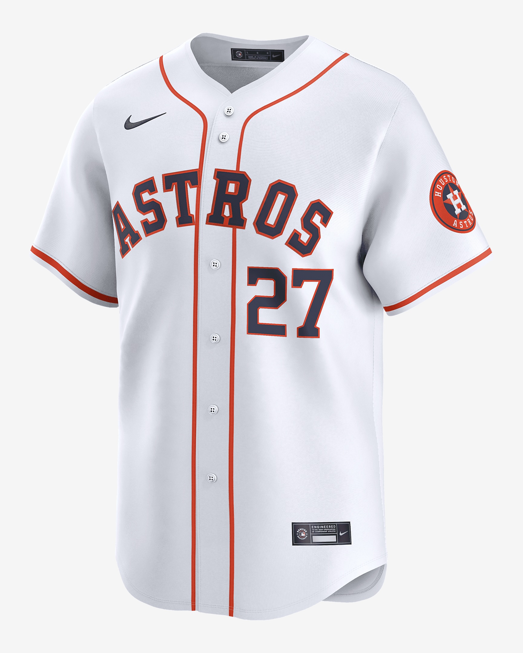 José Altuve Houston Astros Nike Men's Dri-FIT ADV MLB Limited Jersey - 1