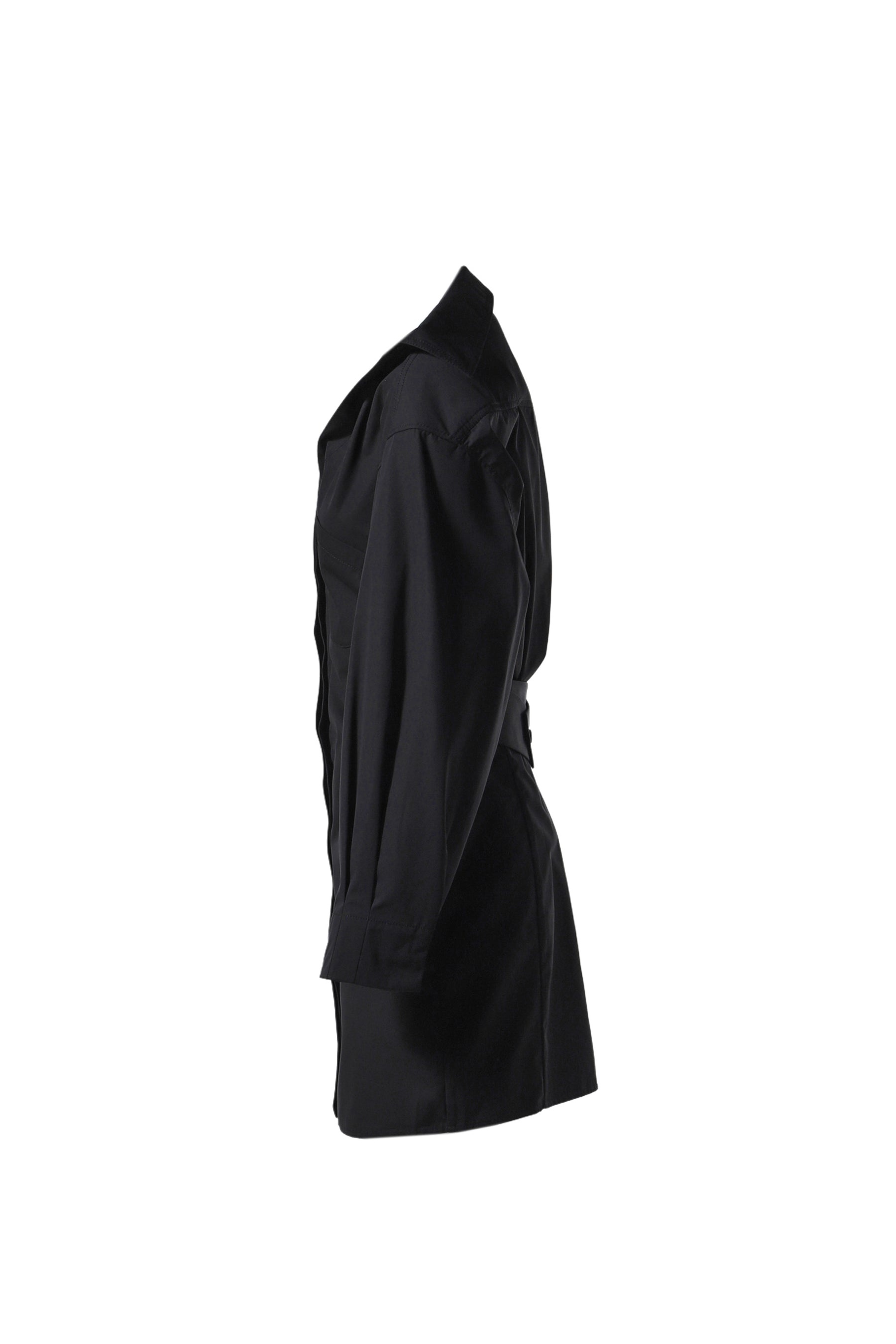 LA MINI ROBE CHEMISE / BLACK - 3