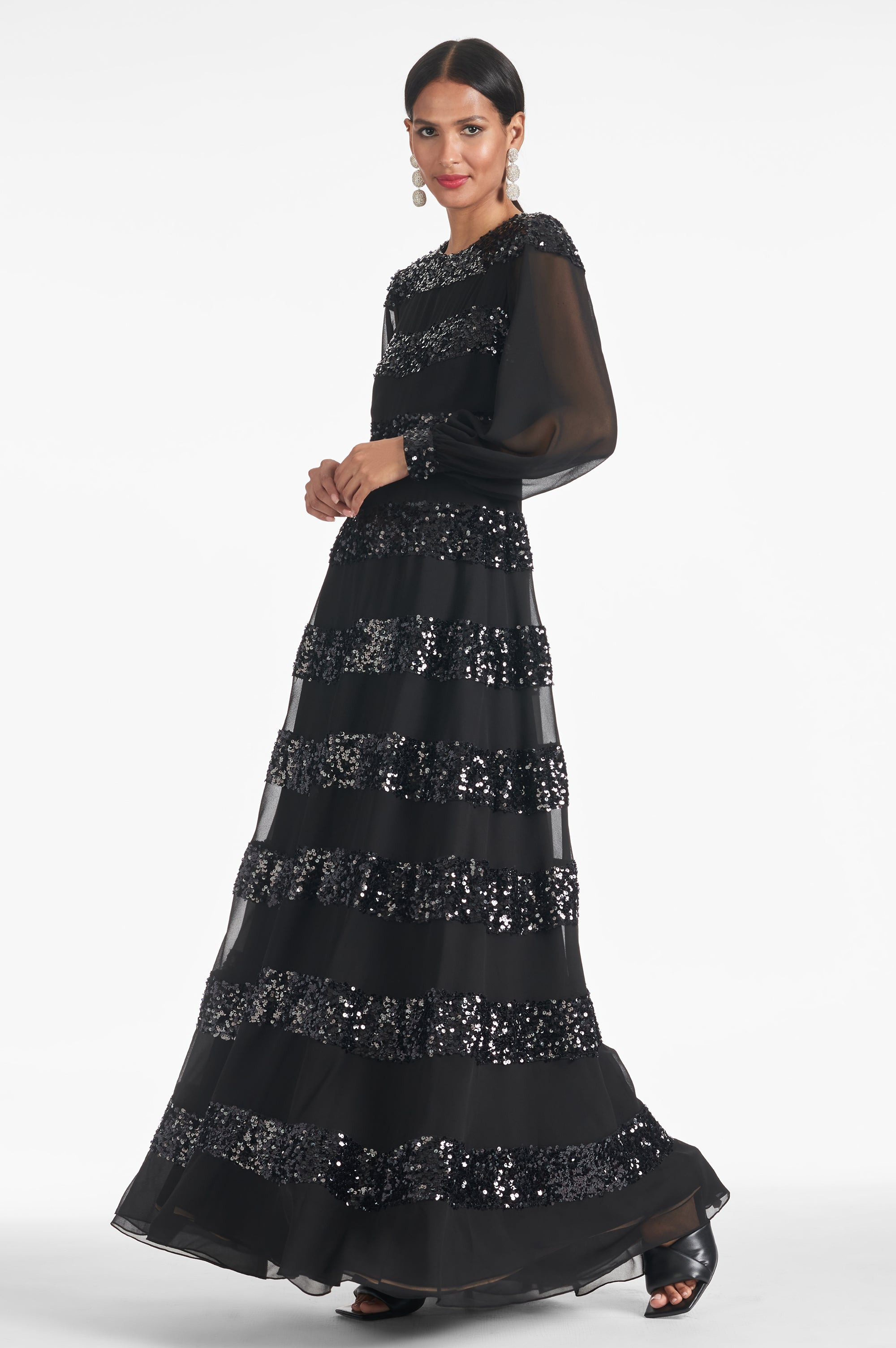 Brenda Gown - Black - 3