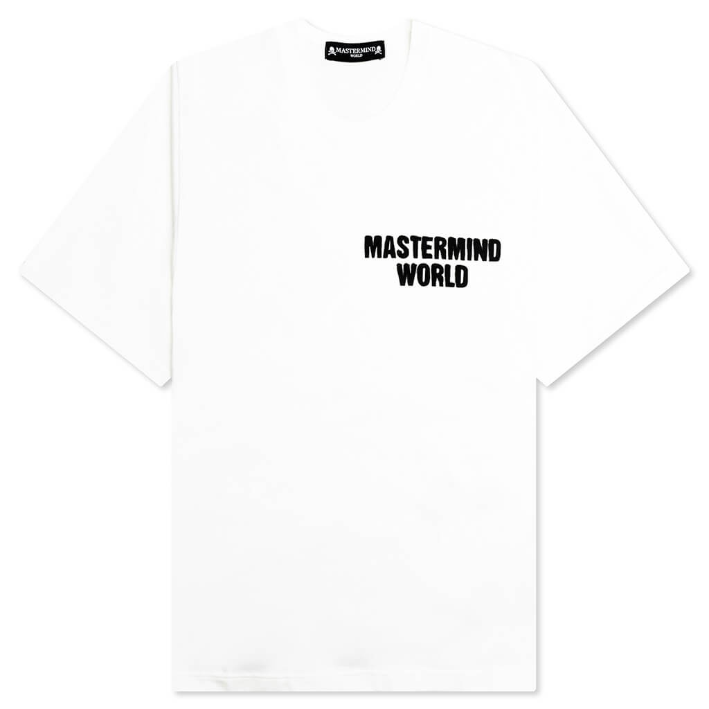 SPRAY PAINT KNIT T-SHIRT - WHITE - 1