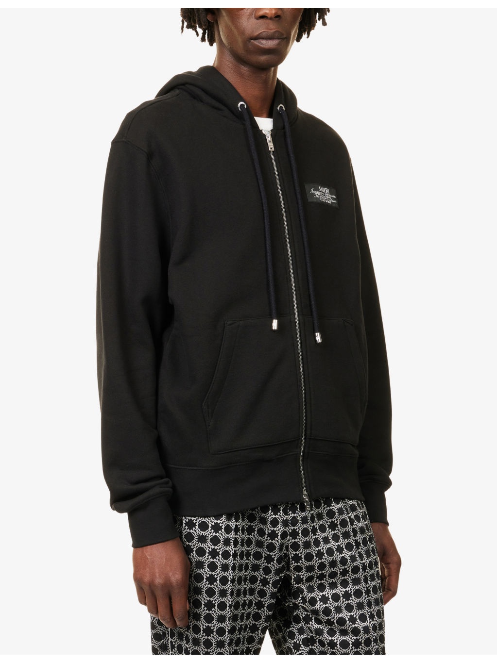 Spirit Zip Brand-Print Cotton-Jersey Hoody - 3