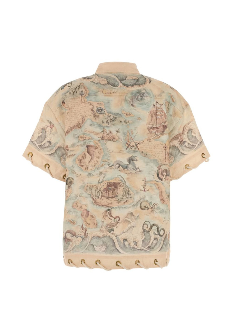 Zimmermann graphic-pattern shirt outlook