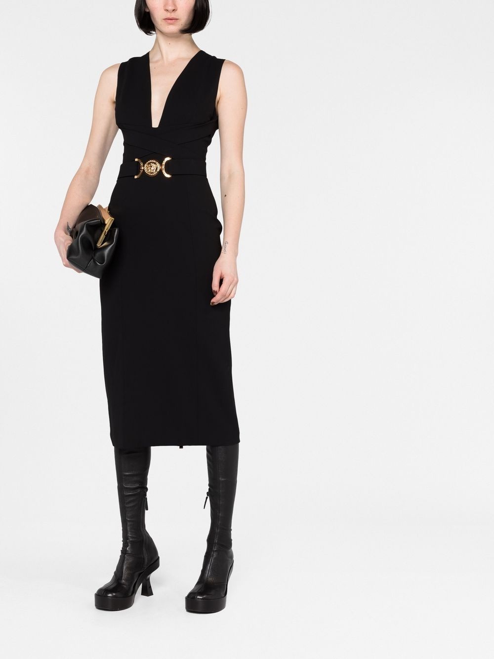 Medusa Biggie sleeveless midi dress - 2