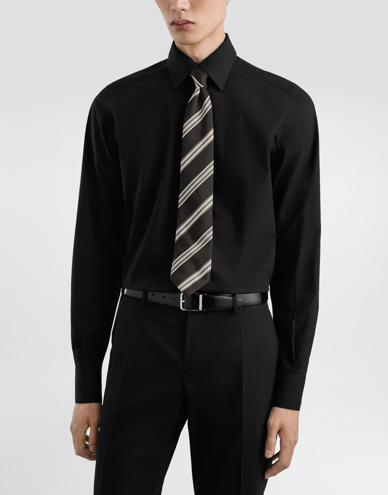 Dolce & Gabbana Striped jacquard tie outlook