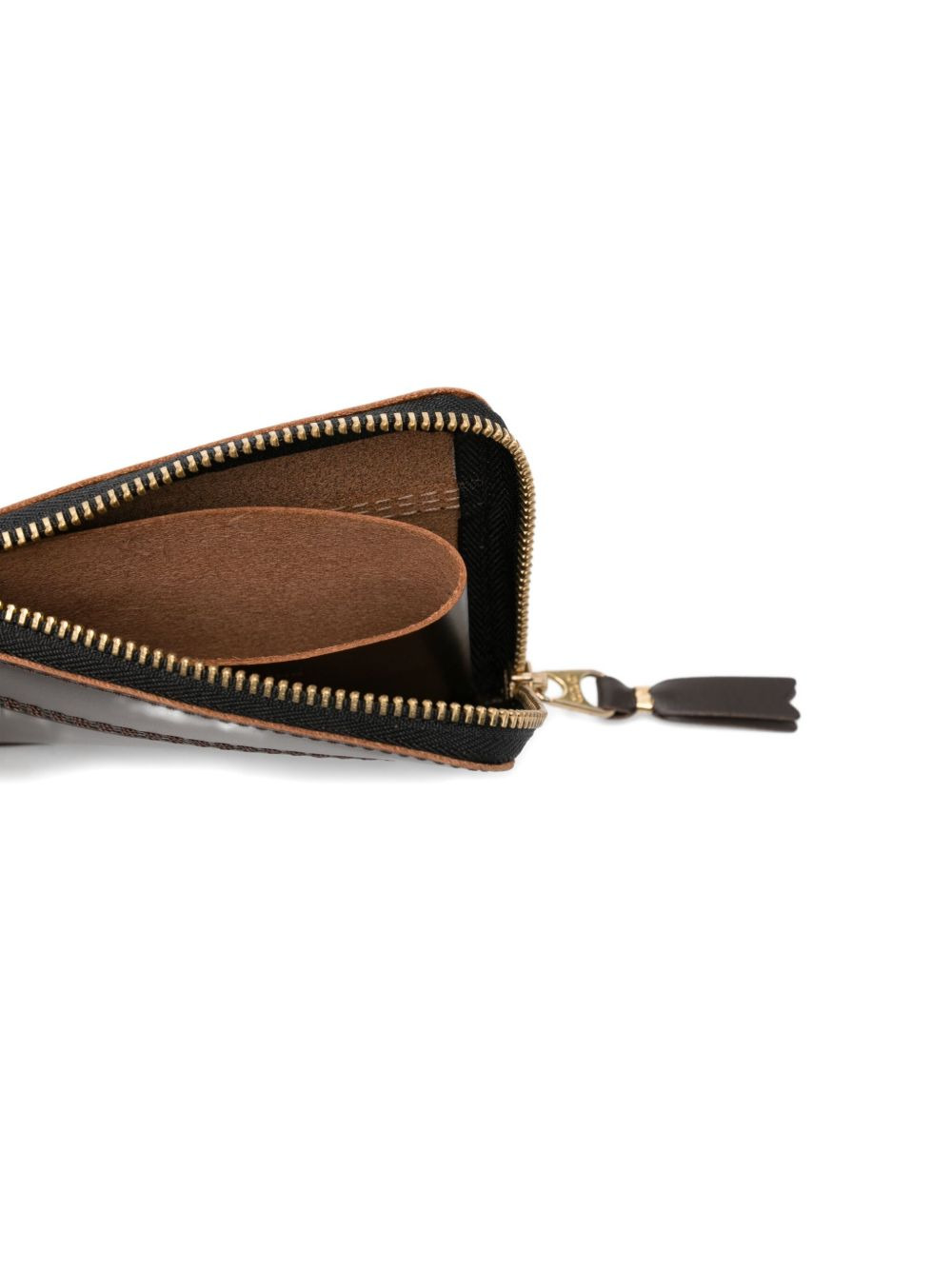 zip-around leather wallet - 3