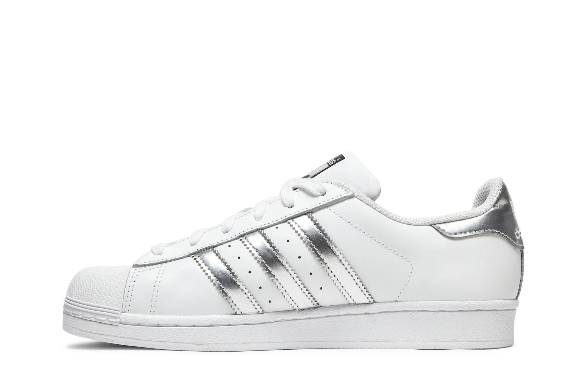 Wmns Superstar 'White Silver Metallic' - 3