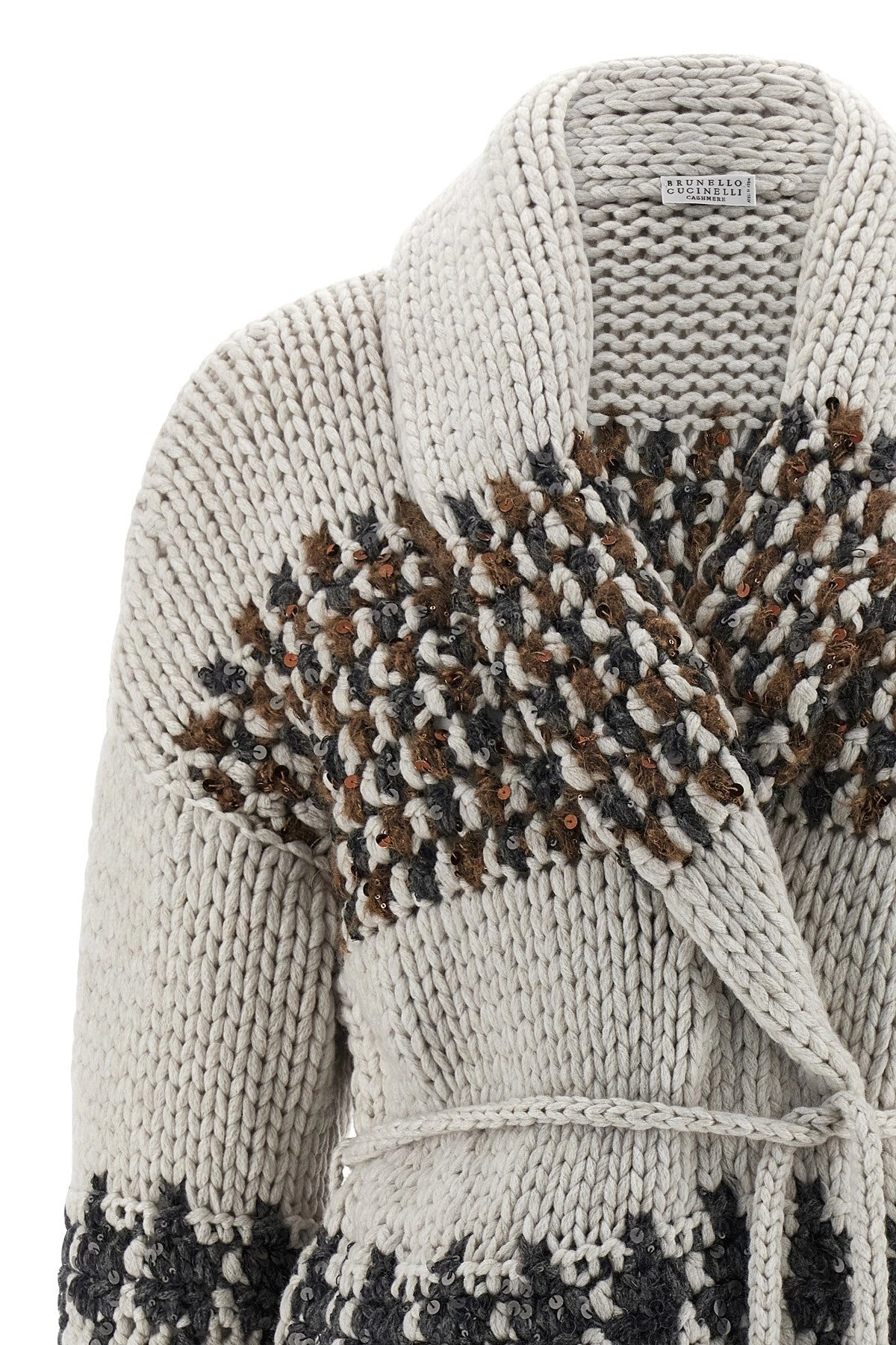 Brunello Cucinelli Women 'Opera Prince Of Wales' Cardigan - 3