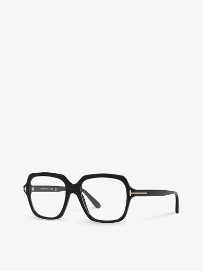 TOM FORD FT5908-B irregular-frame acetate glasses outlook